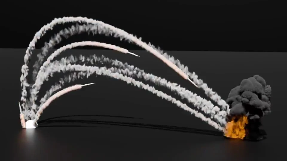 PARTICLE TRAIL — 最终作品画面